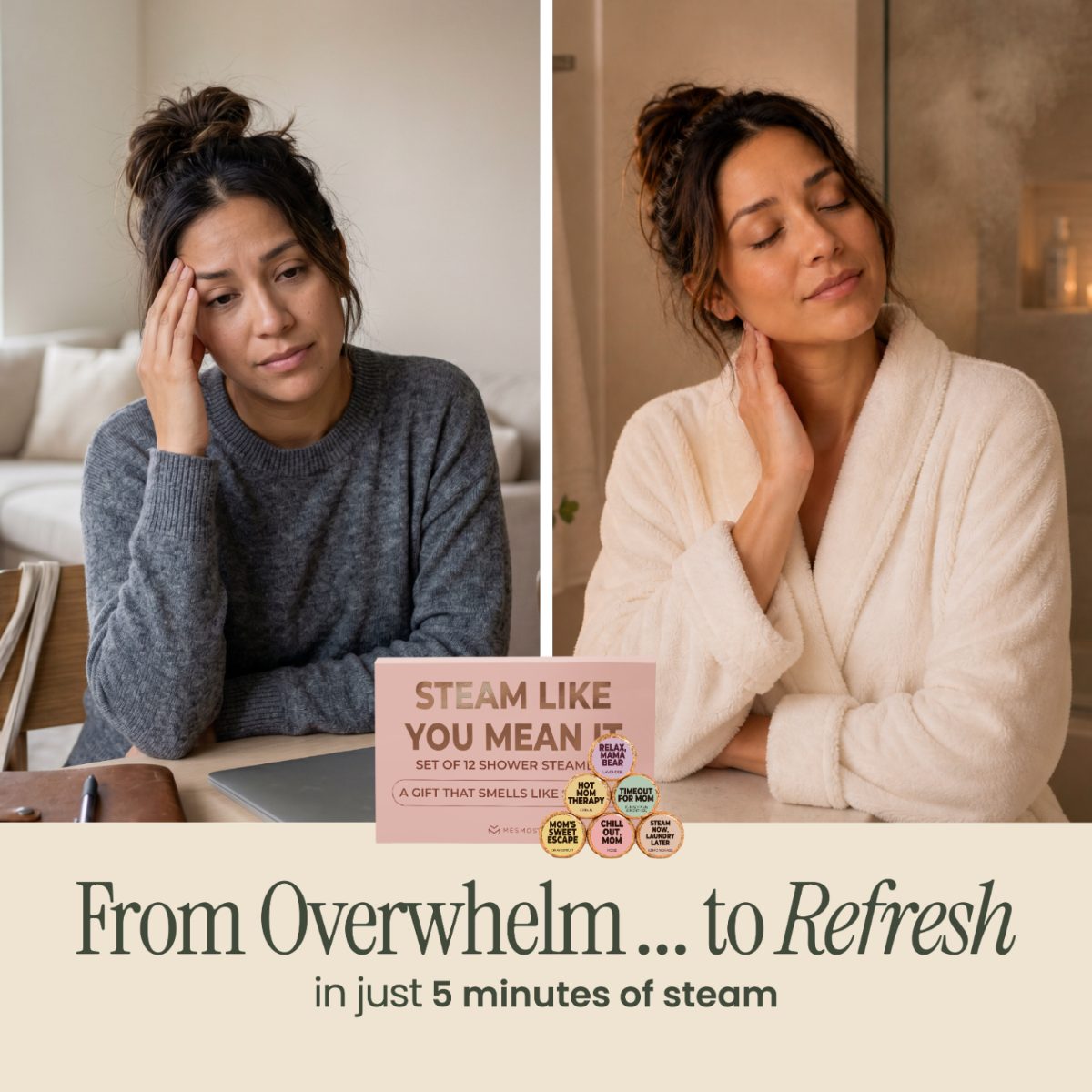 From overwhelm to refresh in just 5 minutes of steam